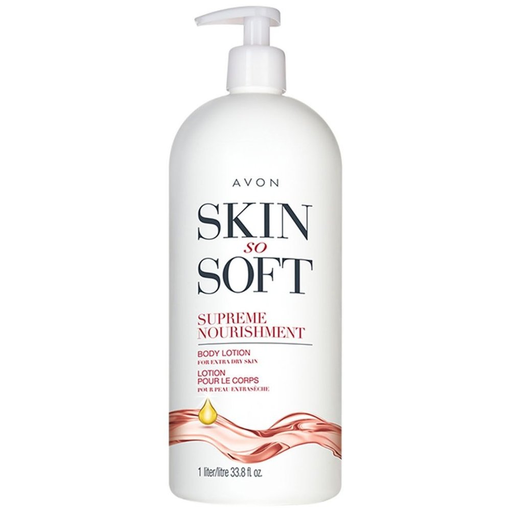 Avon Skin So Soft 33.8 Fluid Ounces Bonus Size Supreme Nourishment Body Lotion